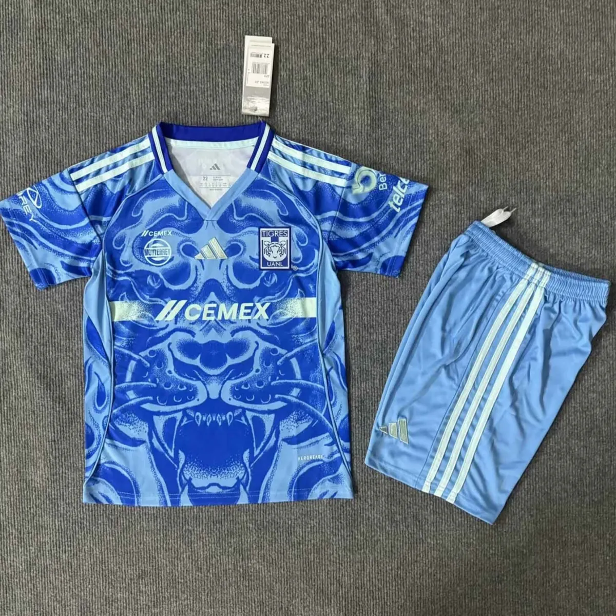 25-26 Tigres UANL Away Kid Kits Youth Apparels AAAAJersey Supply Yupoo 2