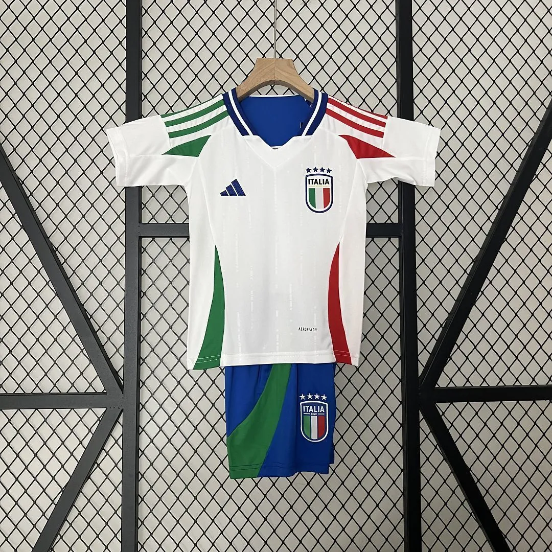 2024 Italy Away Kid Kits Children Sets Jersey Supplier Yupoo 9