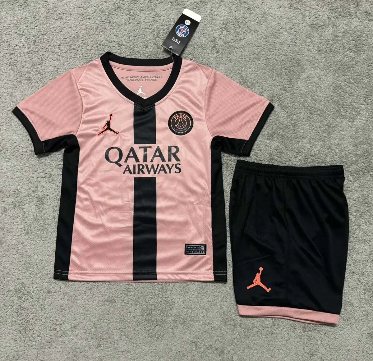 24-25 PSG Third Kids Kits Youth Apparels AAAAJersey Supplier Yupoo 2