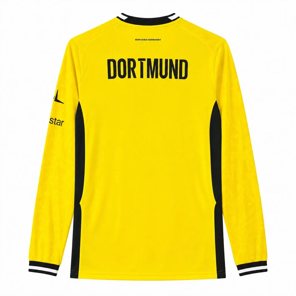 26-27 Borussia Dortmund Mens Home Kit Football Long Sleeve T-Shirt AAAAJersey Supply Yupoo 10 2