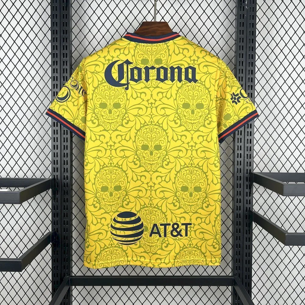 25-26 Club America Christmas Football T-Shirt AAAAJersey Supply Yupoo 1