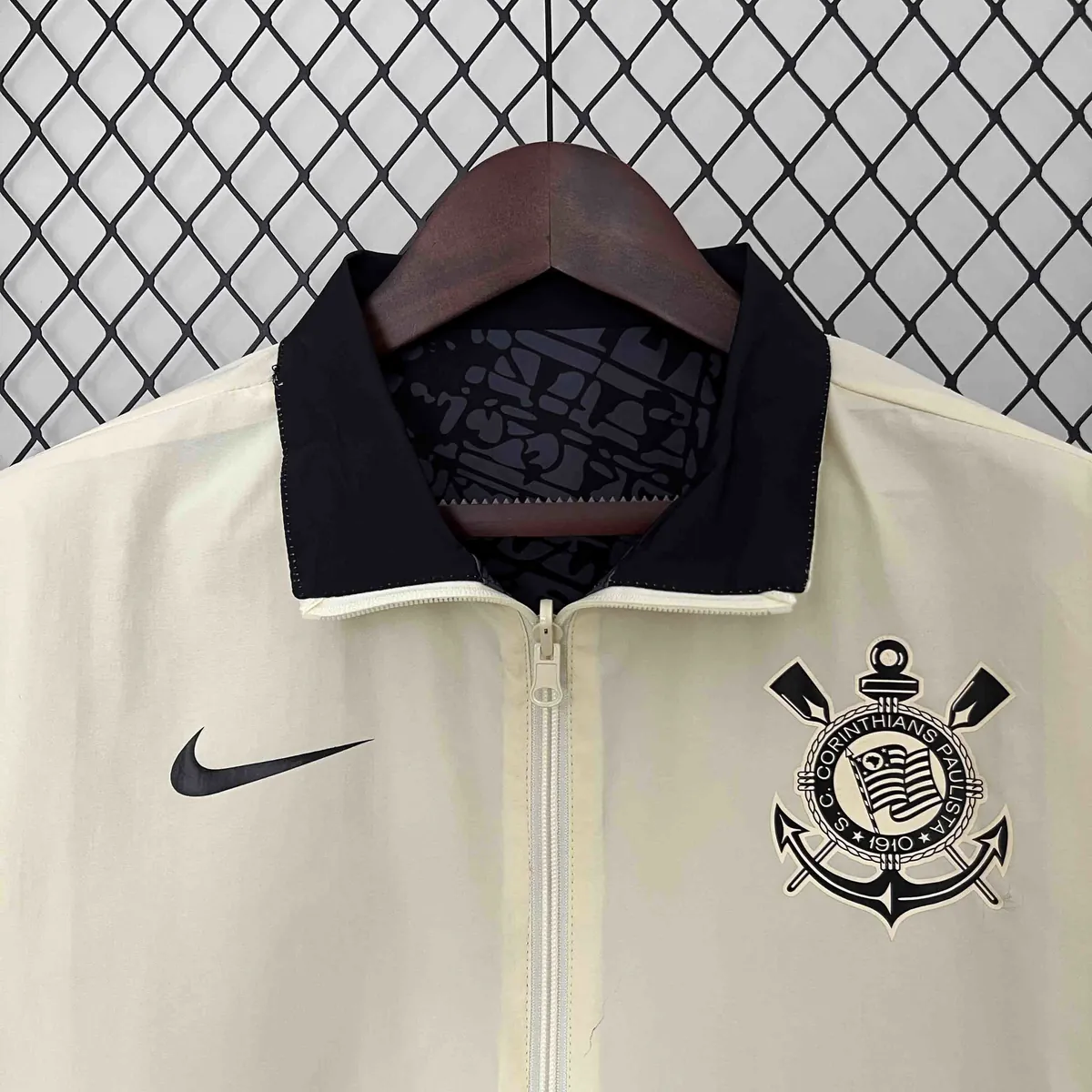 2024 Corinthians Trench Coat Reversible Windbreaker Double-Sides Jacket Soccer AAAAJersey Yupoo 8