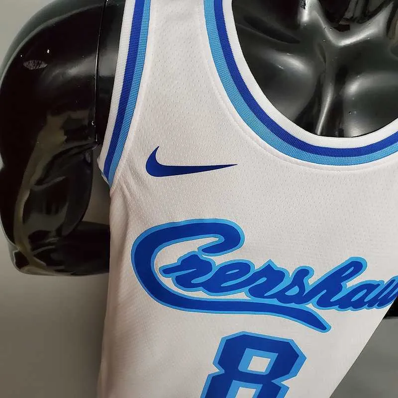New Bryant #8 Lakers white 6