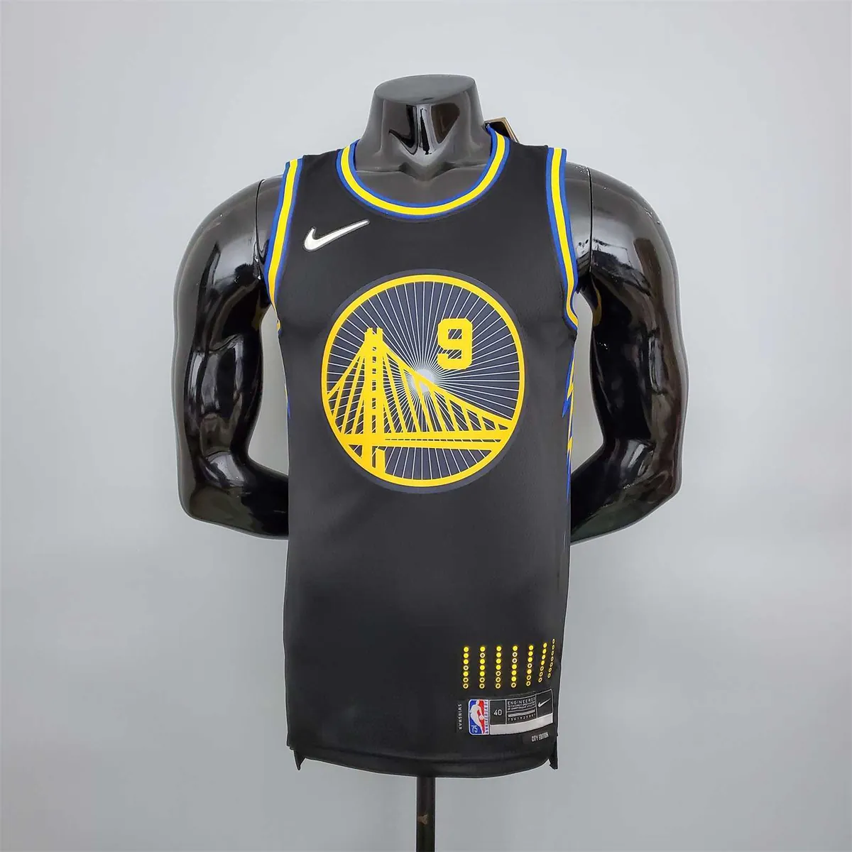 2022 75th Anniversary Iguodala #9 Warriors City Edition Black 9