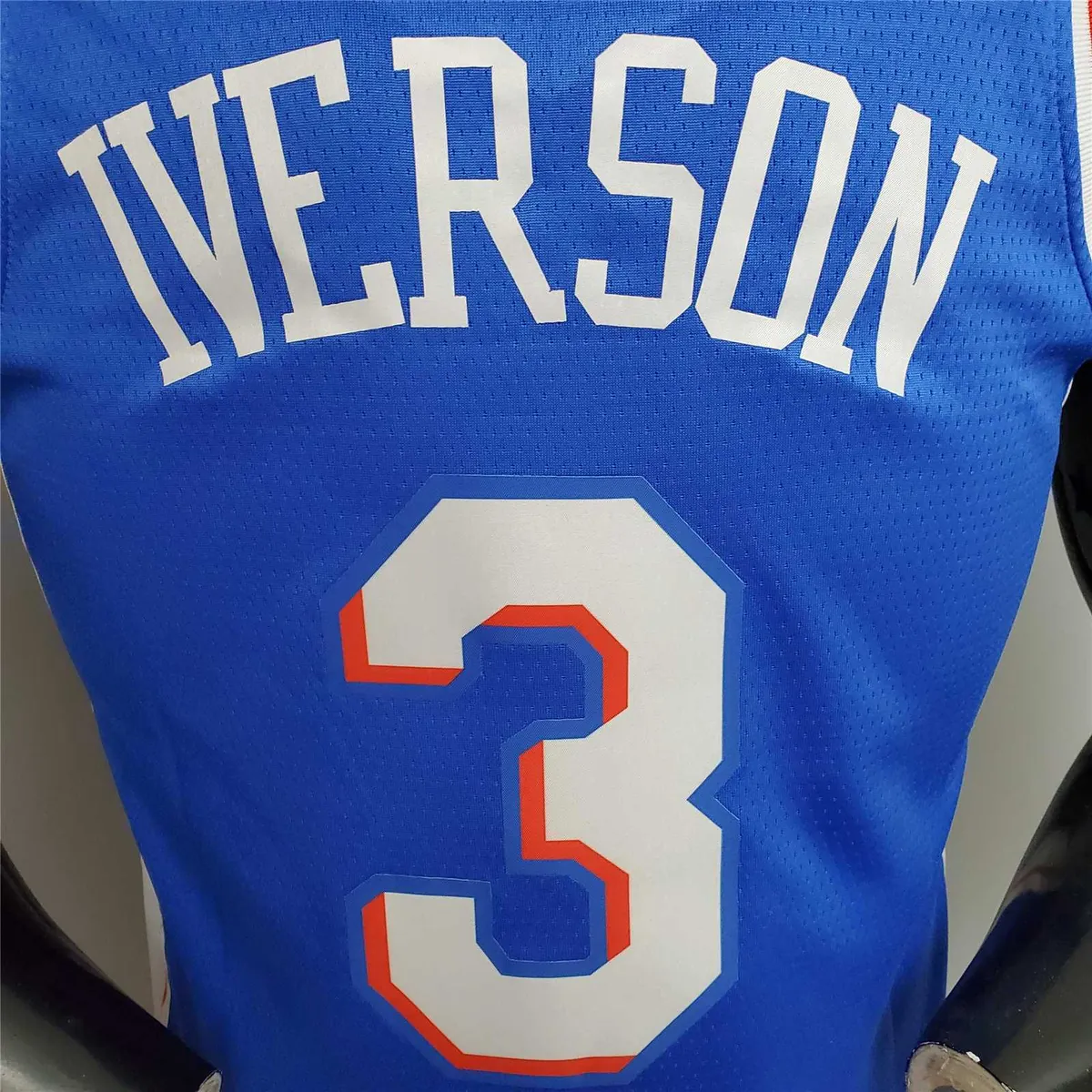 Iverson #3 Detroit Pistons blue 8