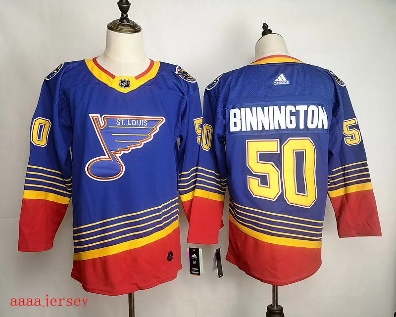 St. Louis Blues ice hockey jersey M-3XL 圣路易蓝调队冰球服 3
