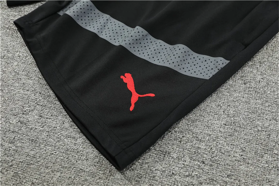 22-23 AC Milan Training Kit Black 3