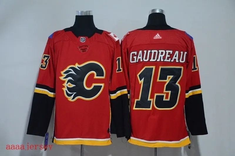 Calgary Flames ice hockey jersey M-3XL 卡加利火焰队冰球服-1 3