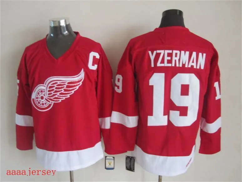 Detroit Red Wings retro ice hockey jersey M-3XL 底特律红翼队复古冰球服 3