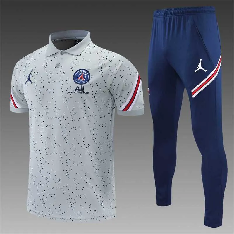 Polo Jordan PSG grey flower spot 11