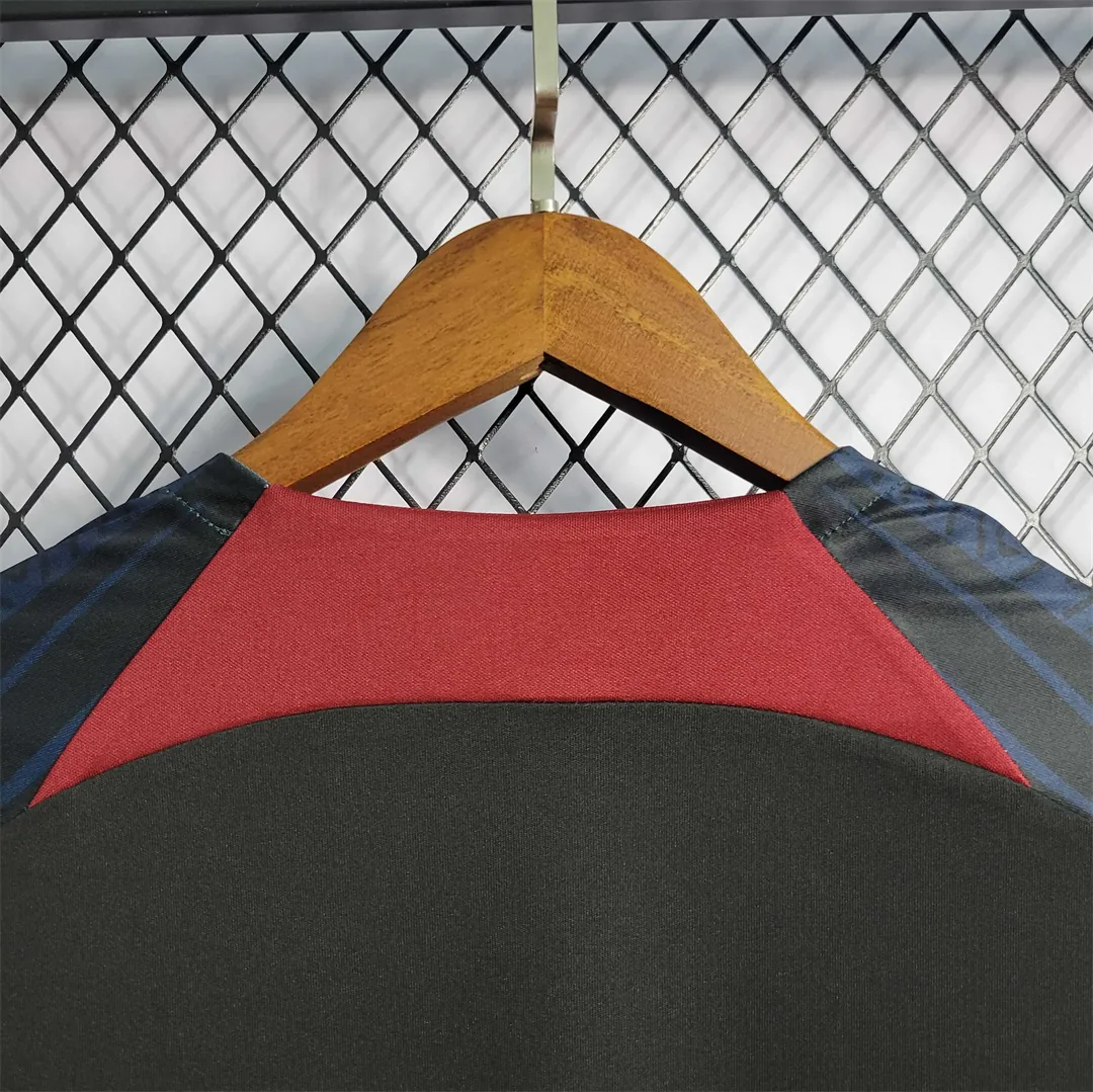 2223 Portugal Black Training Suit 7