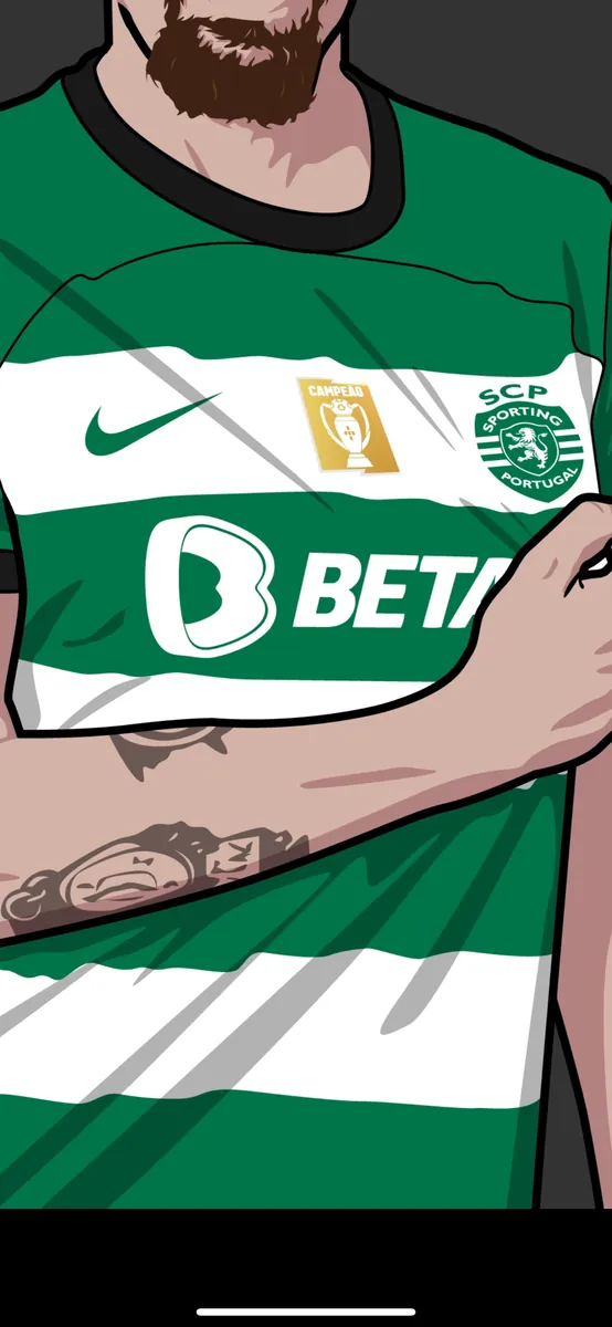 23-24 Sporting Lisbon Home Kit with Champion Customization Football AAAAJersey Supplier 1