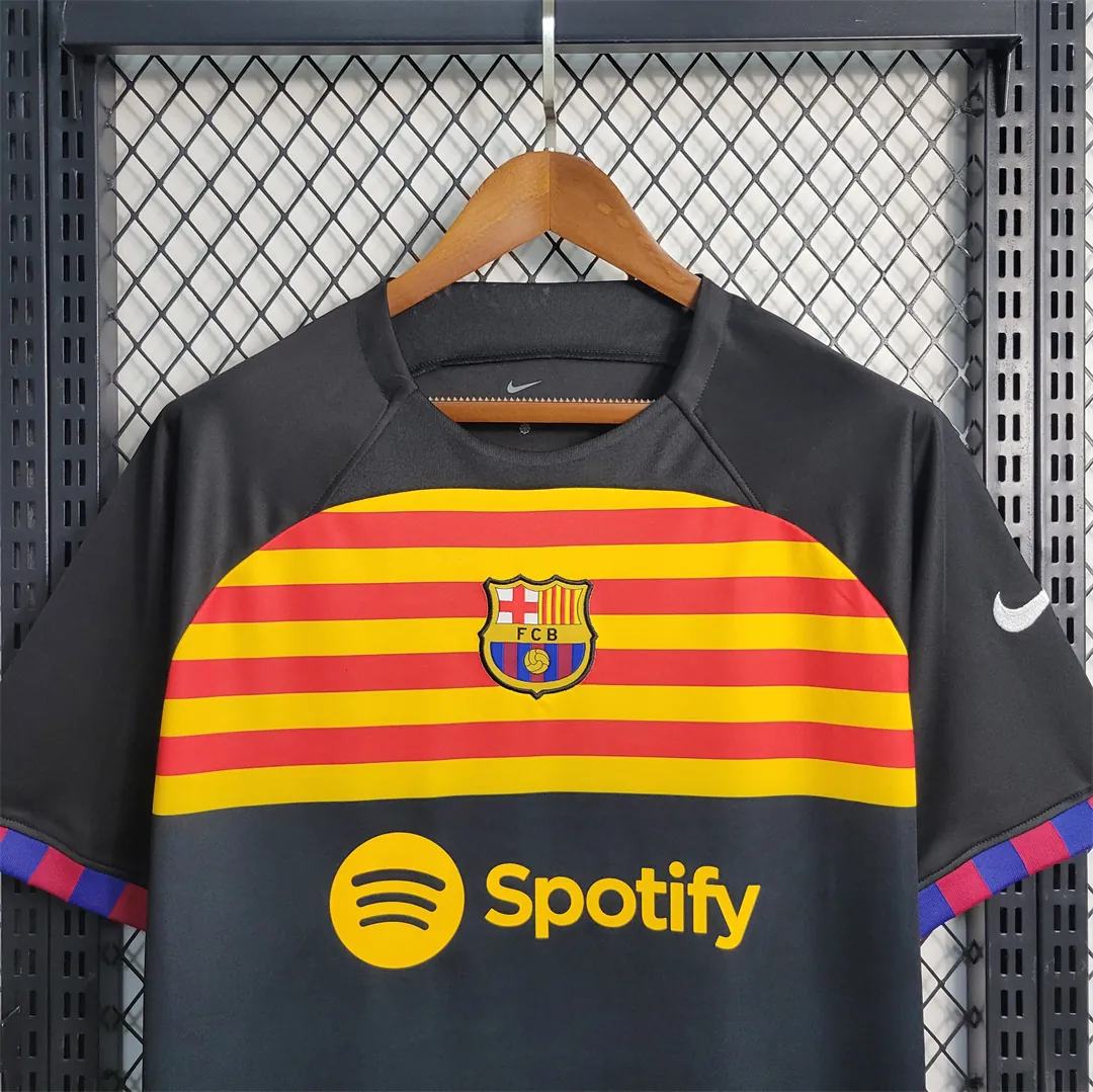 23-24 Barcelona Black Training suit 1