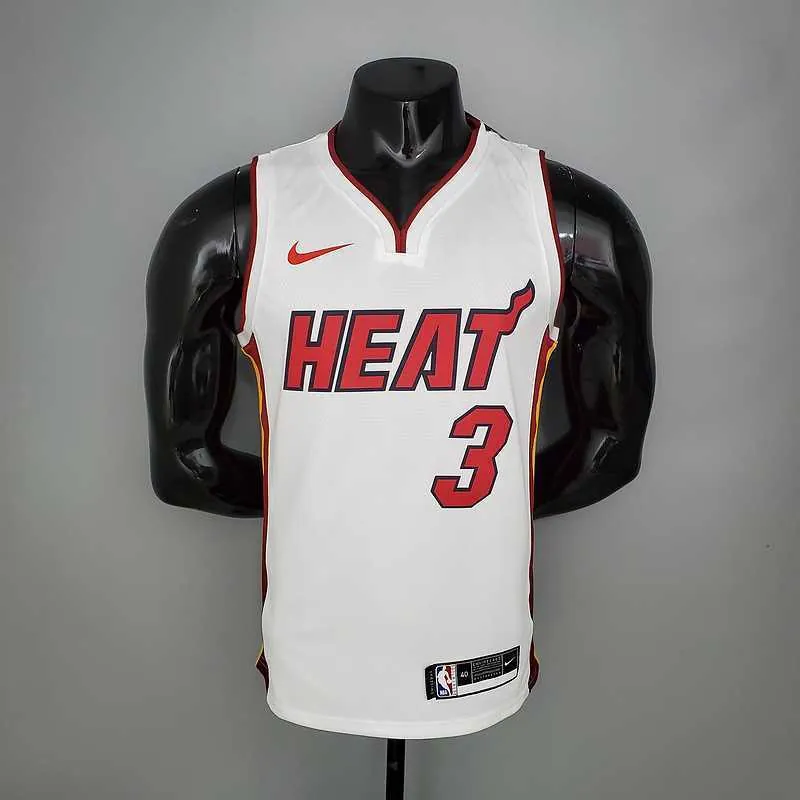 Miami Heat WADE#3 white 8