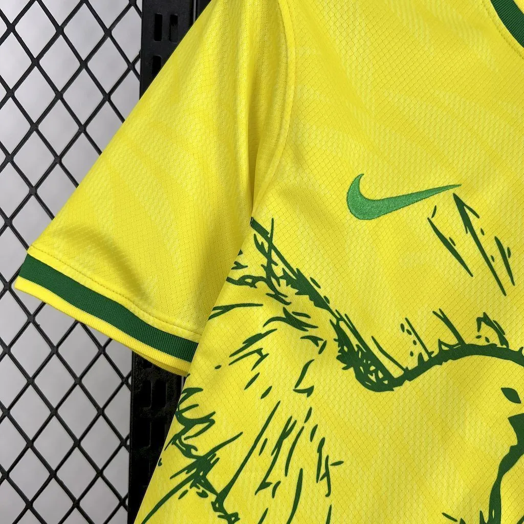2025 Brazil Yellow Pigeon Special Edition Kit Football T-Shirt AAAAJersey Supply Yupoo 2
