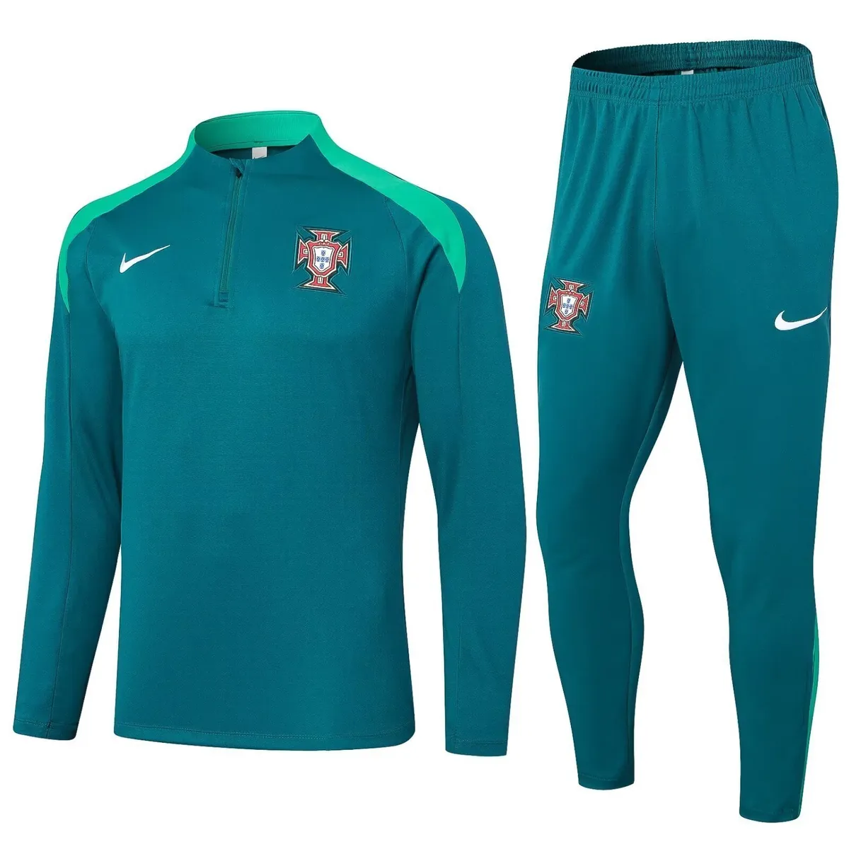 2024 Portugal Long Sleeve Training Suit Football Shirts 3