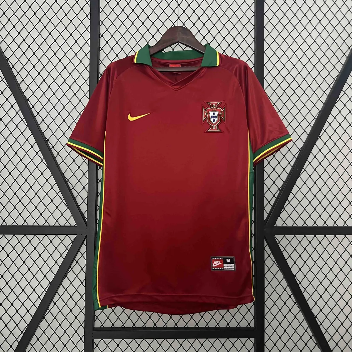 97-98 Portugal Home Retro Kit Vintage Shirt Football AAAAJersey Supplier 7