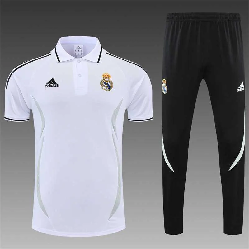 Real Madrid Polo white-black with three sides 14
