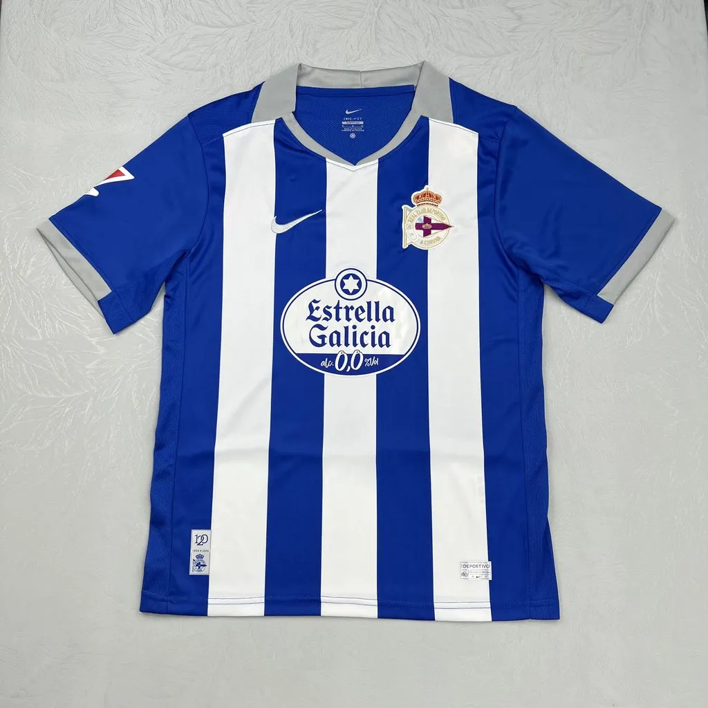 26-27 Deportivo de La Coruna Mens Home Kit Football T-Shirt AAAAJersey Supply Yupoo 11 5