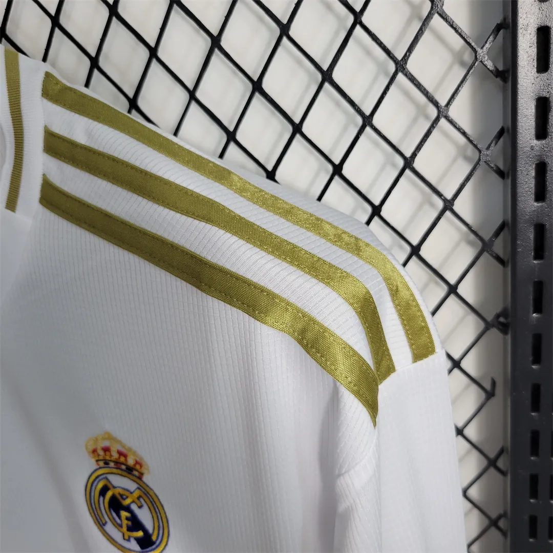 19-20 Real Madrid home white long sleeve 3