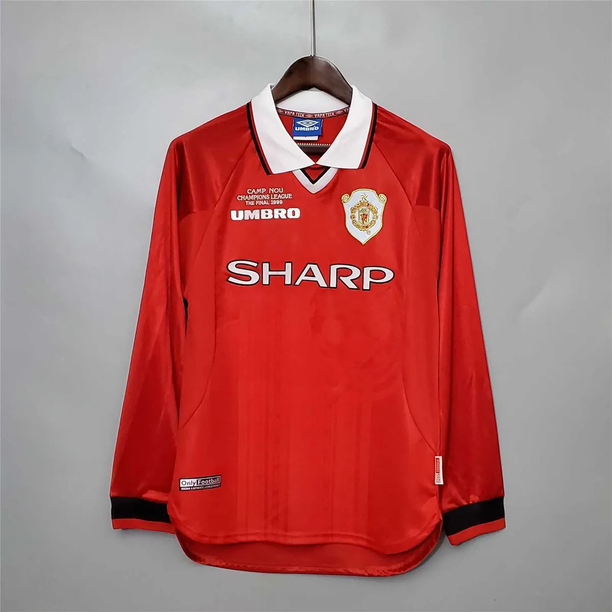99-00 Manchester United home long sleeve 9