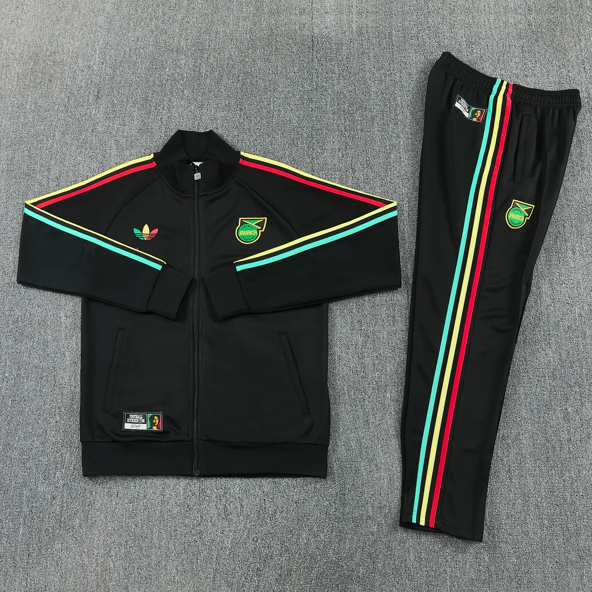 2026 Jamaica Mens Kit Black Full Zipper Jacket Soccer Tracksuit Yupoo 6 5