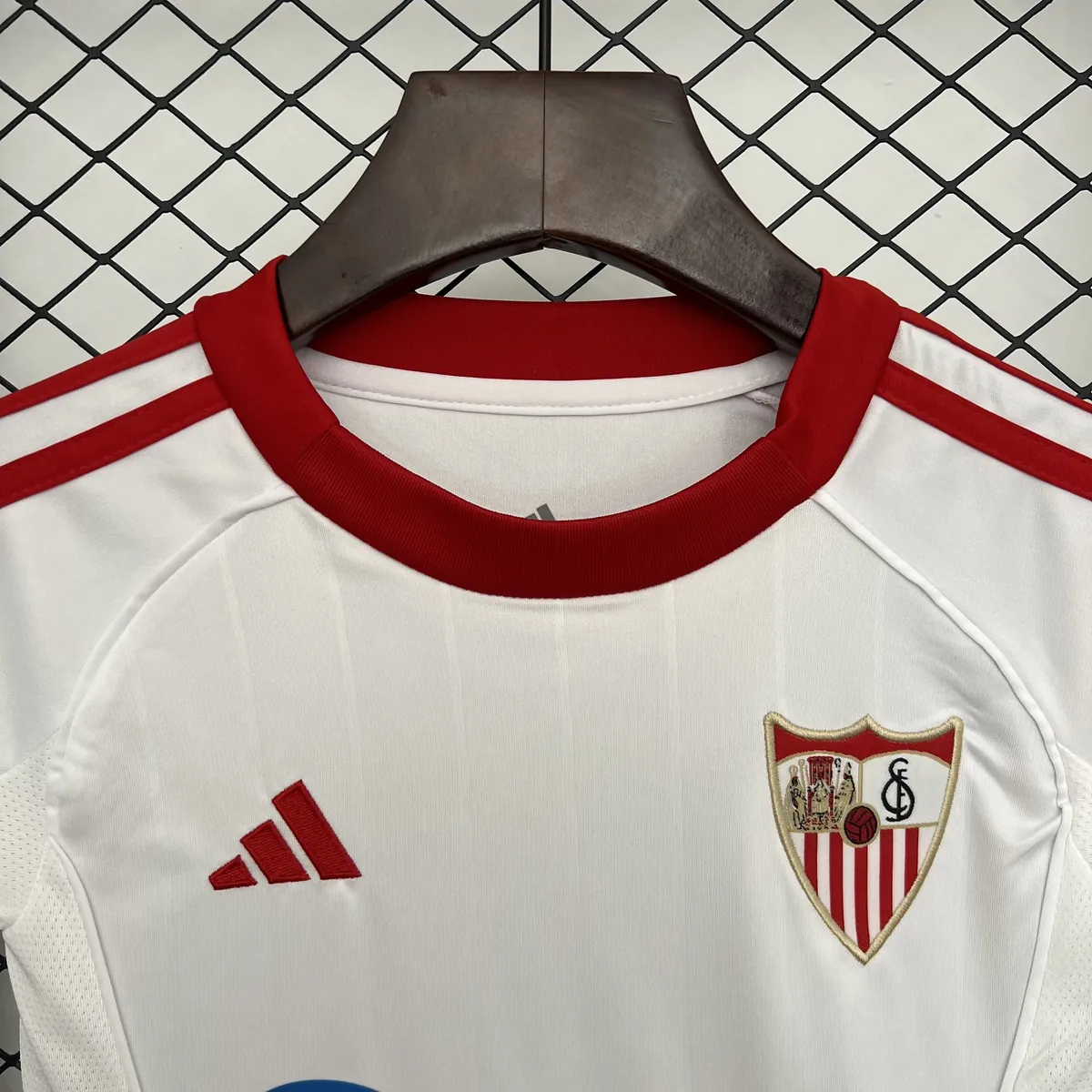 25-26 Sevilla Home Kids Kit Football Youth Sports Suits AAAAJersey Supplier Yupoo 4