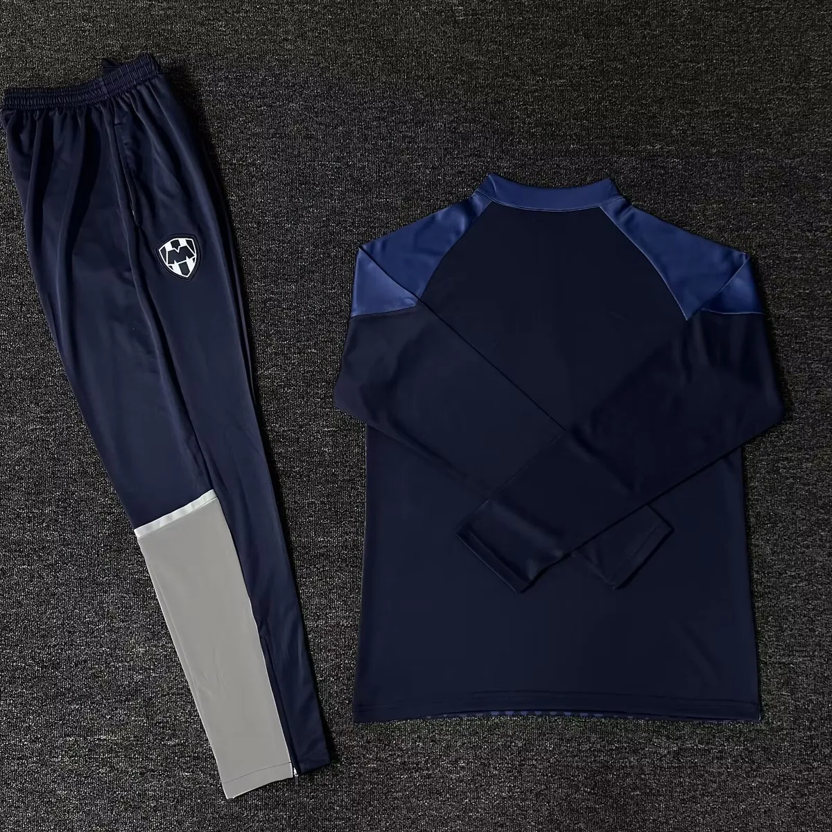 23-24 Rayados Monterrey Long Sleeve Navy Training Suits Soccer Jerseys Yupoo 3