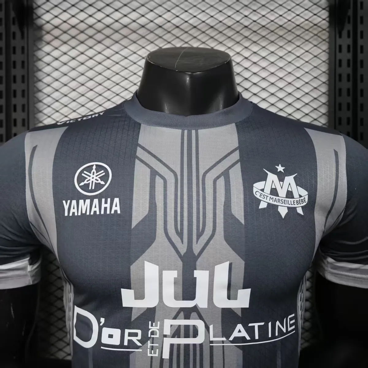 25-26 Marseille GreyYAMAHA OM X JUL Limited Edition Shirt Player Version été Kit AAAAJersey Yup 5