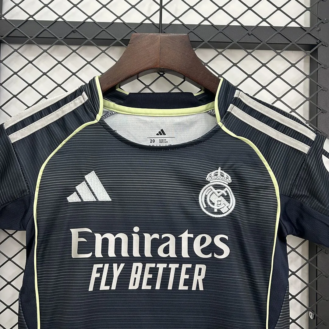 25-26 Real Madrid Away Kid Kits Youth Apparels AAAAJersey Supply Yupoo 5