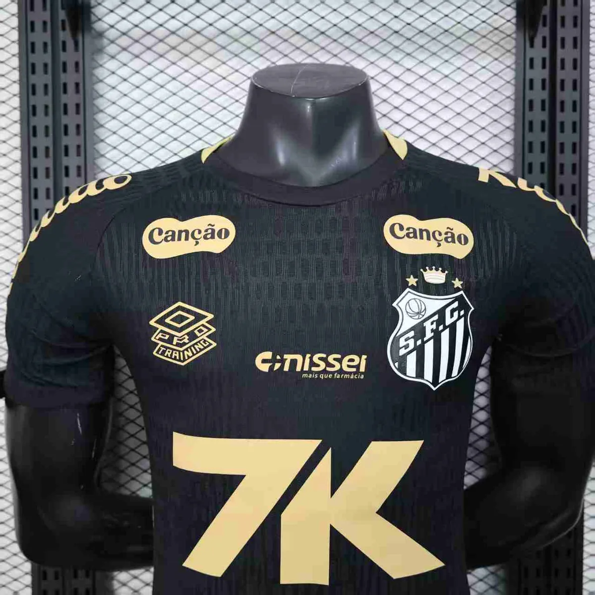 25-26 Santos FC Competition Training Black Player Version Kit AAAAJersey Supplier Yupoo 3