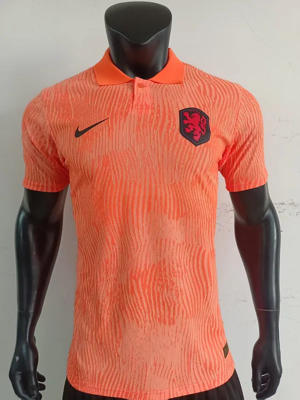 2025 Netherlands Orange Polo Kit Player Version Soccer AAAAJersey Yupoo 6