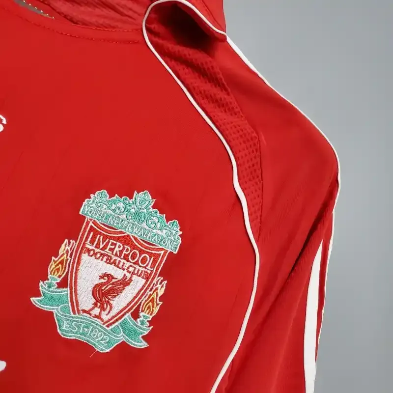 06-07 Retro Liverpool Soccer Jersey Home S-2XL 1