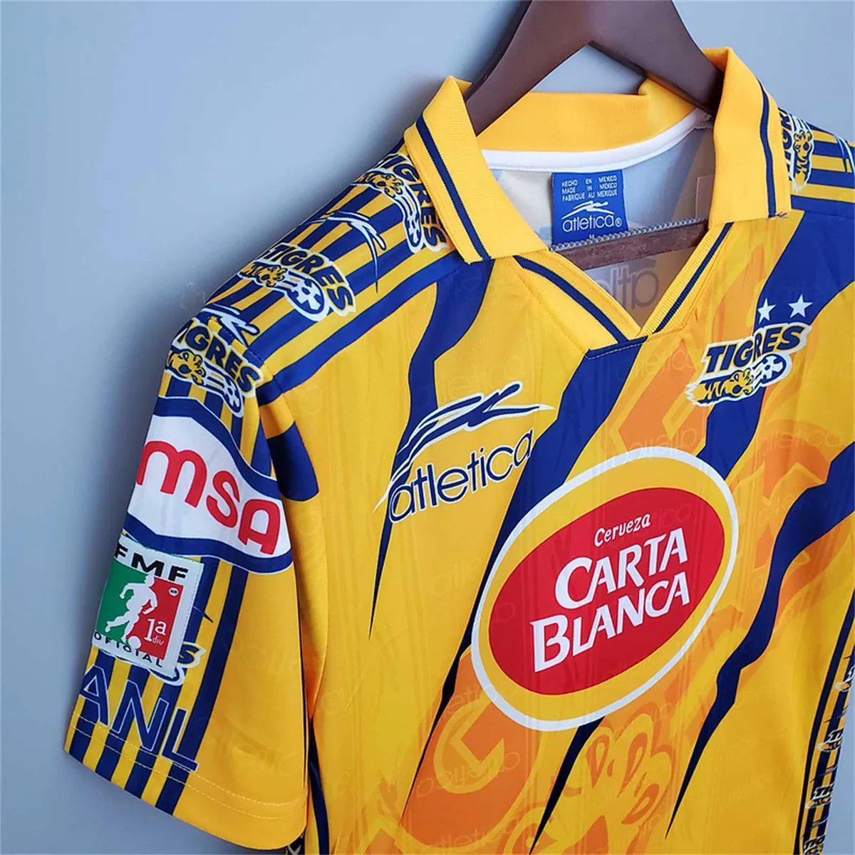 97-98 Tigres UANL Home Retro Shirt Soccer Jerseys Yupoo 1