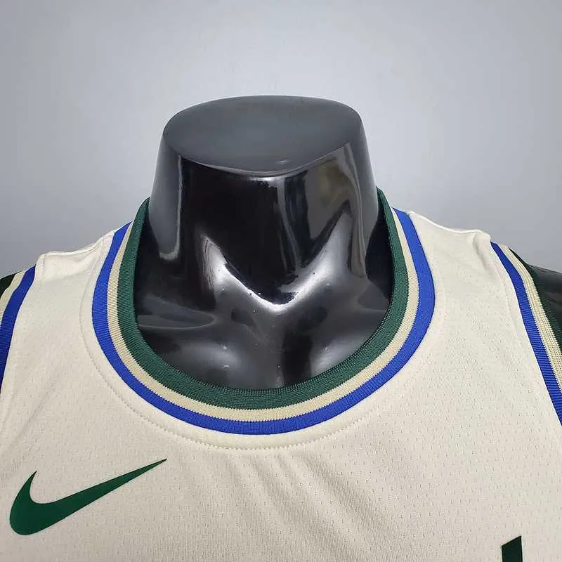 Antetokounmpo#34 Bucks Beige 7