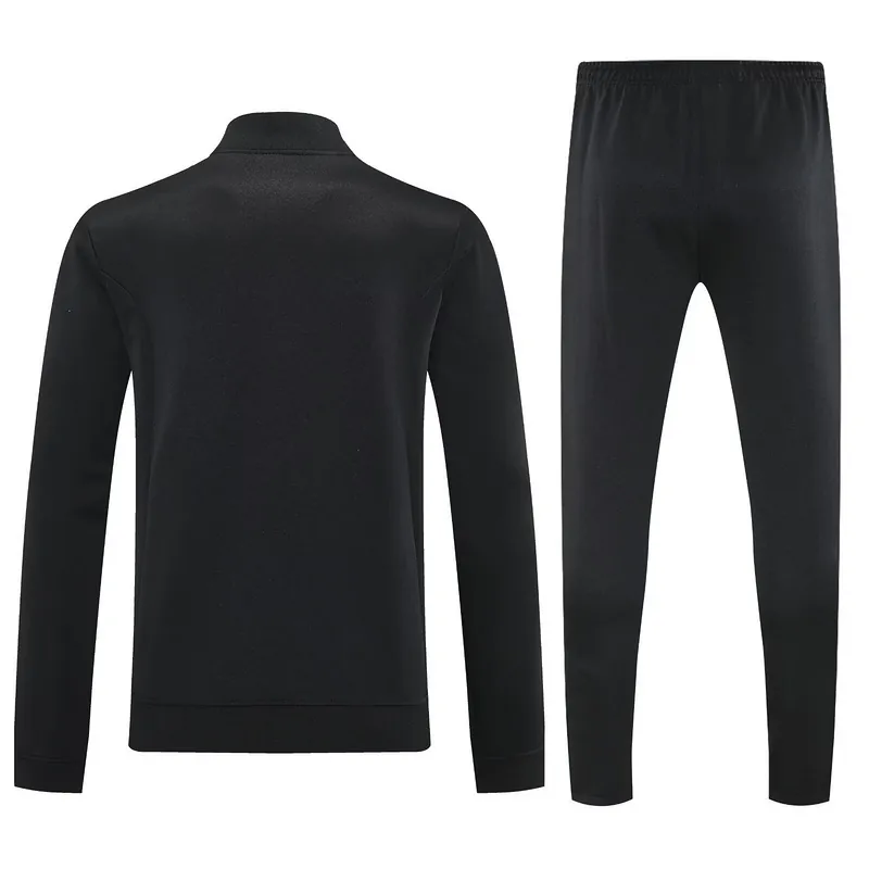 25-26 Mexico Black Football Tracksuits Long Jacket Suits 1
