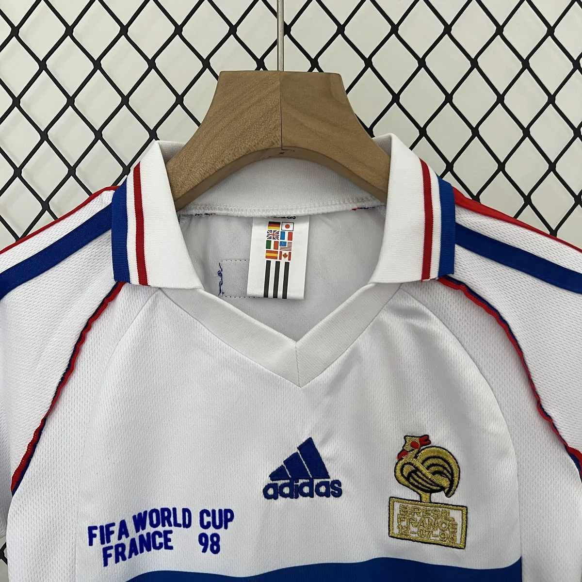 1998 France Away Retro Kid Kits Youth Apparels Sport AAAAJersey Yupoo 5