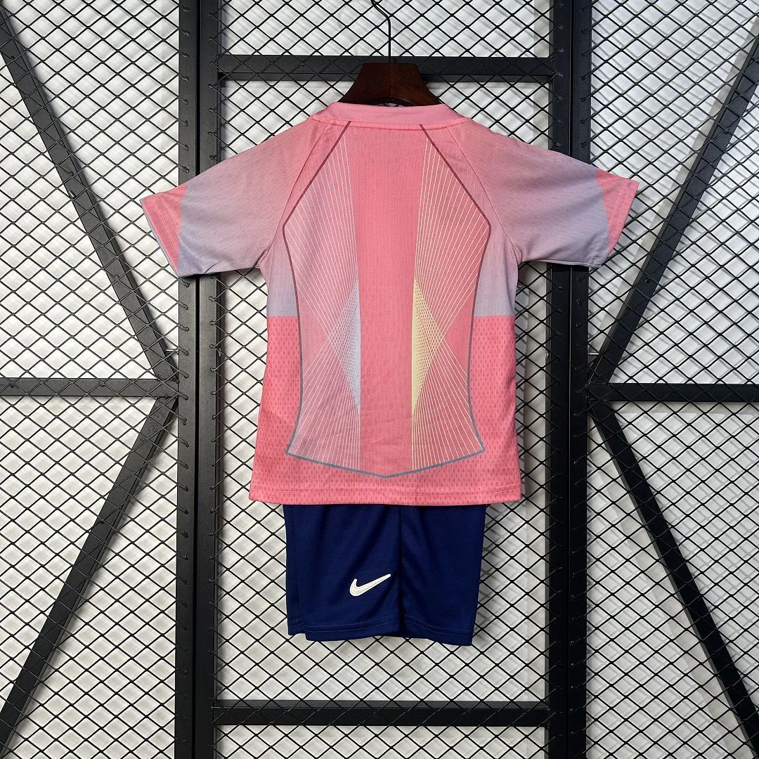 25-26 Barcelona Pink Special Edition Kid Kits Youth Apparels AAAAJersey Wholesale Yupoo-1 2