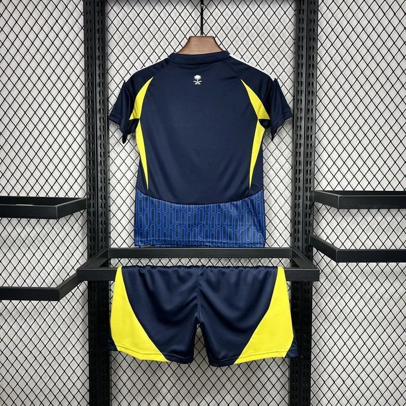 24-25 Al-Nassr Away Kid Kits Youth Apparels Football AAAAJersey Yupoo 1