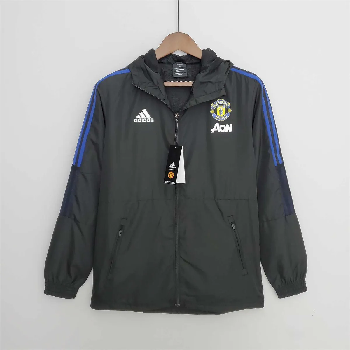 22-23 Manchester United black windbreaker 7