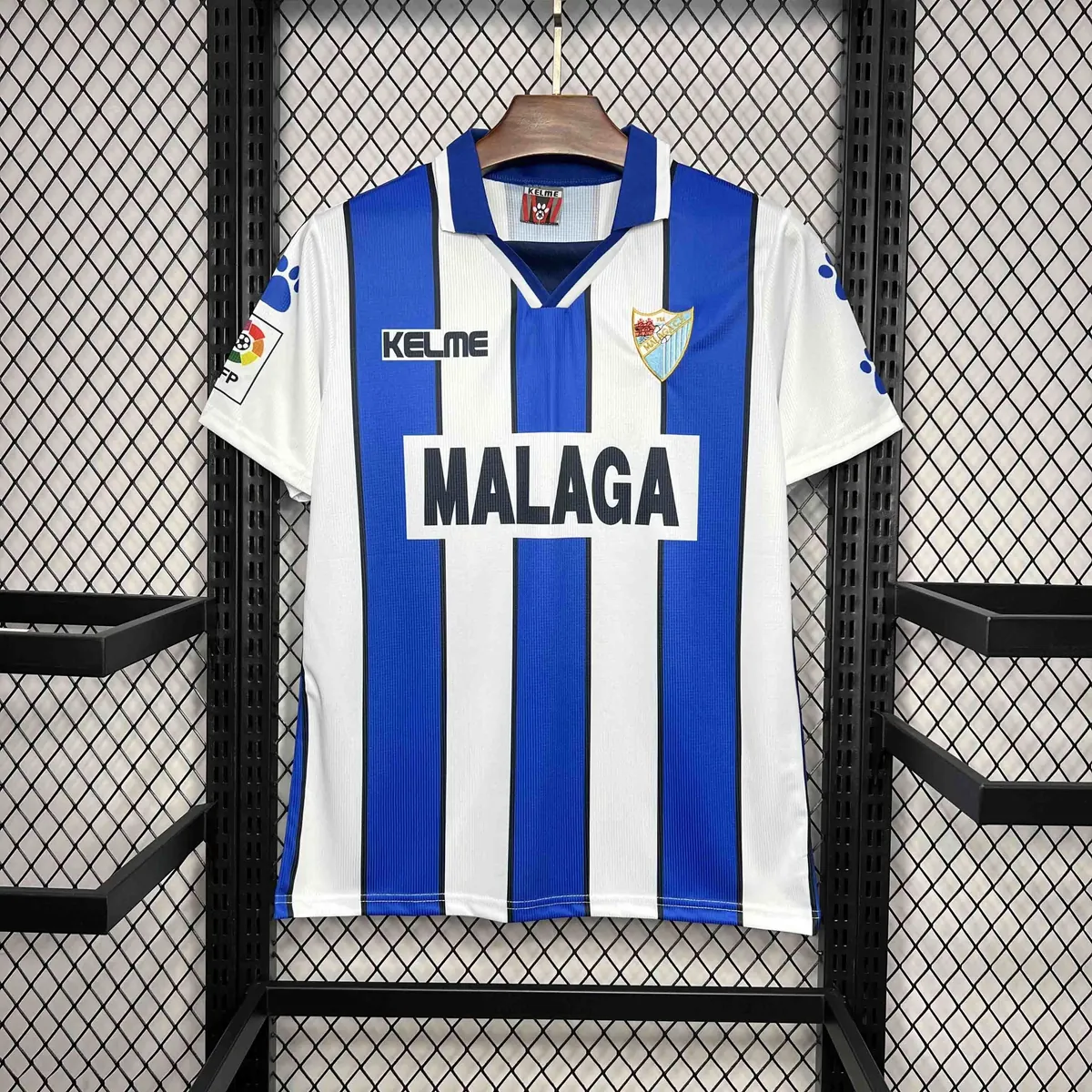 97-98 Malaga Home Retro Kit Vintage Shirt Football AAAAJersey Yupoo 6