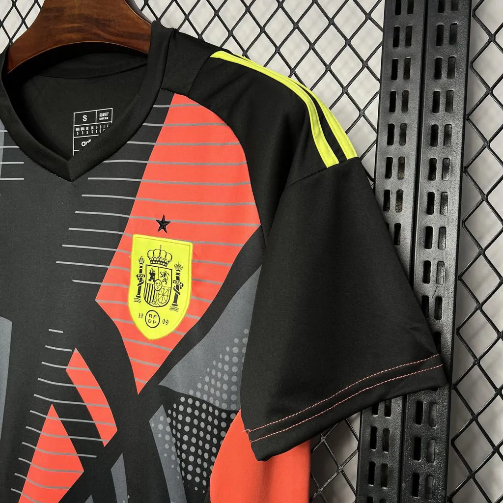 2024 Spain Black Goalkeeper Kit Sport AAAAJersey Yupoo 2