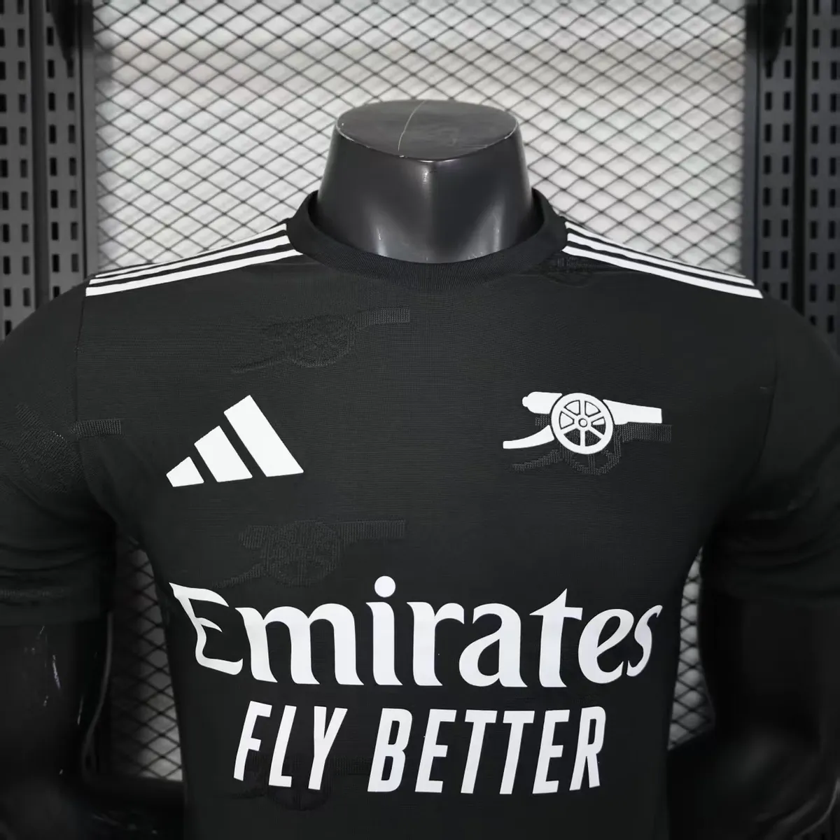 25-26 Arsenal Black Special Edition Kit Player Version Football Shirt AAAAJersey Supply Yupoo 1