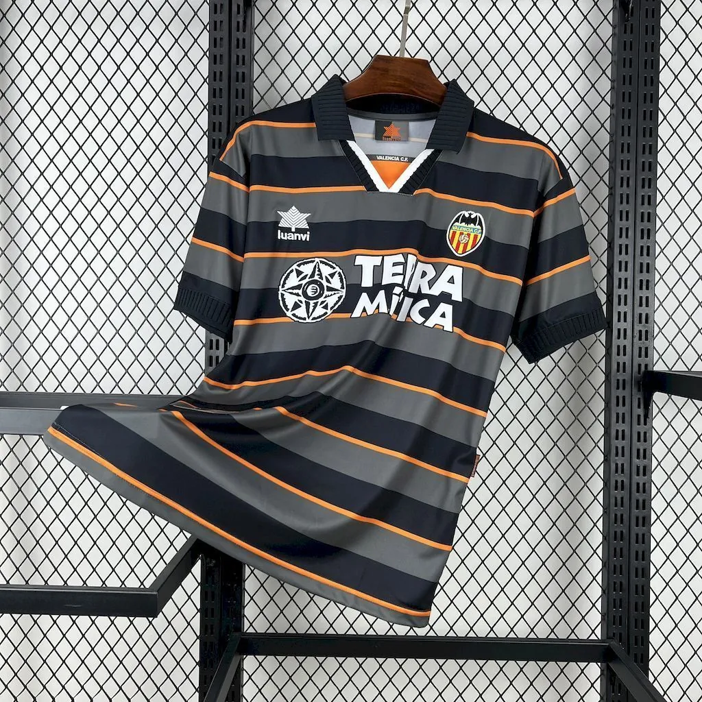 99-00 Valencia Third Retro Kit Vintage Shirt AAAAJersey Dropship Yupoo 8