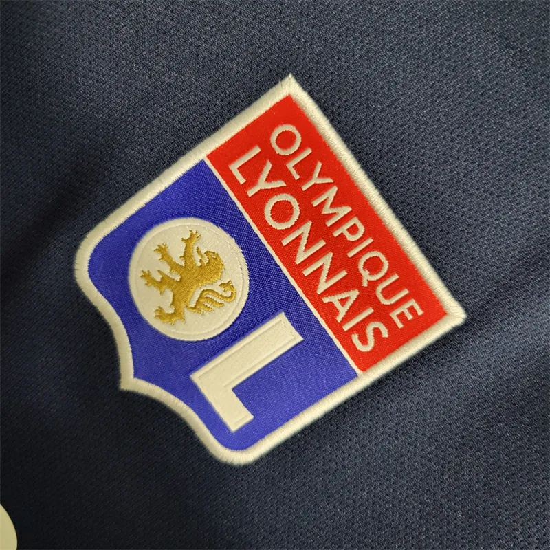 23-24 Lyon Blue Training Suit Size S-XXL Soccer Jersey 1