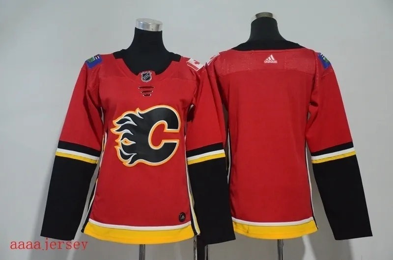 Calgary Flames women ice hockey jersey S-XL 卡加利火焰队女装冰球服 2