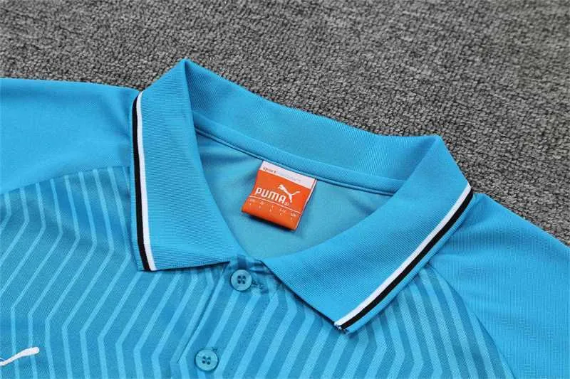 Polo Marseille sky blue stripes 3