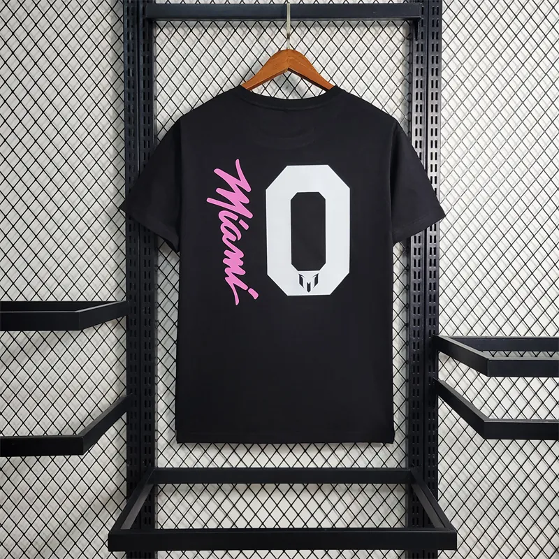 23-24 Inter Miami Casual Shirt Black III Size S-XXL Soccer Jerseys-1 4