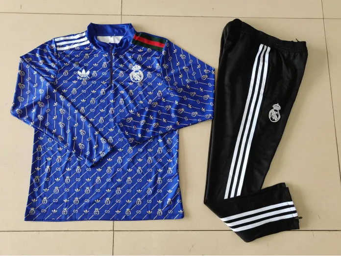 24-25 Real Madrid Long Sleeve Training Suit Football Shirts 2