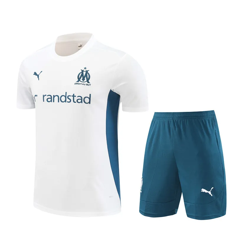 24-25 Marseille Training Soccer Jerseys Football Shirts 3